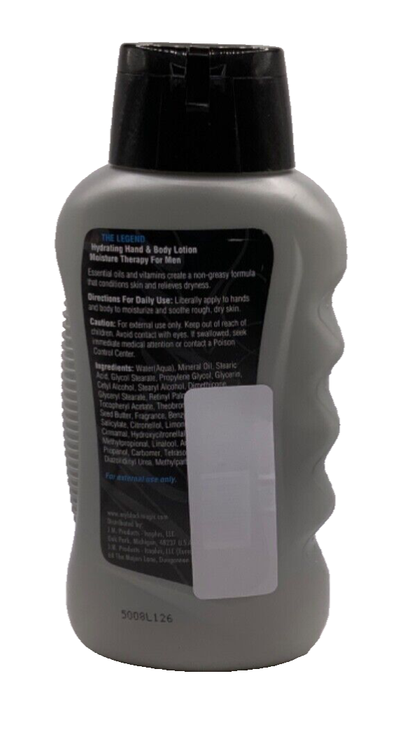 Black Magic The Legend Hydrating Hand & Body Lotion For Men 11.5oz