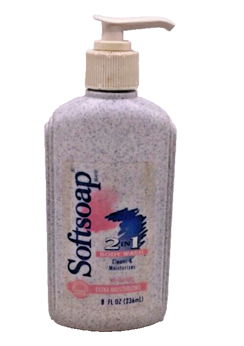 VINTAGE Softsoap 2 in 1 Body Wash Extra Moisturizing / 8 fl oz