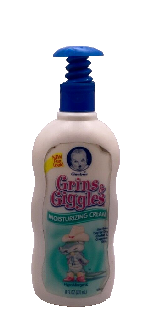 Gerber Grins & Giggles Moisturizing Cream HypoAllergenic / 8 oz