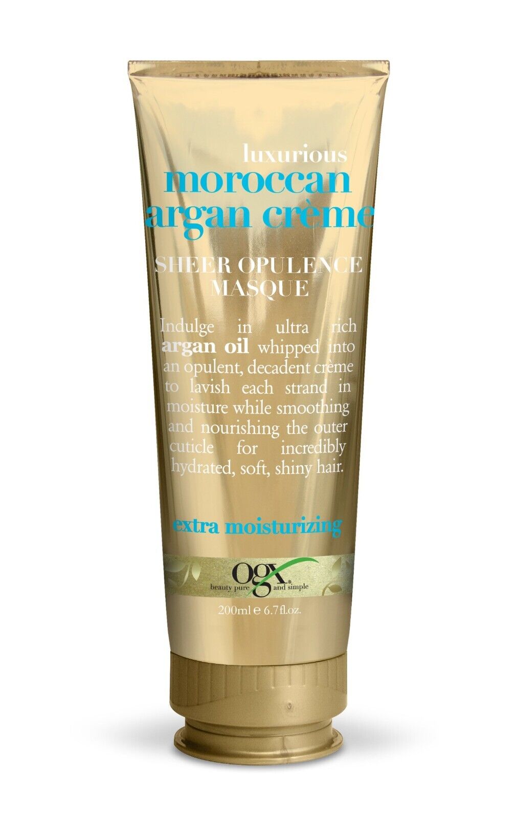 OGX LUXURIOUS MOROCCAN ARGAN OIL CREME EXTRA MOISTURIZING MASQUE HAIR MASK