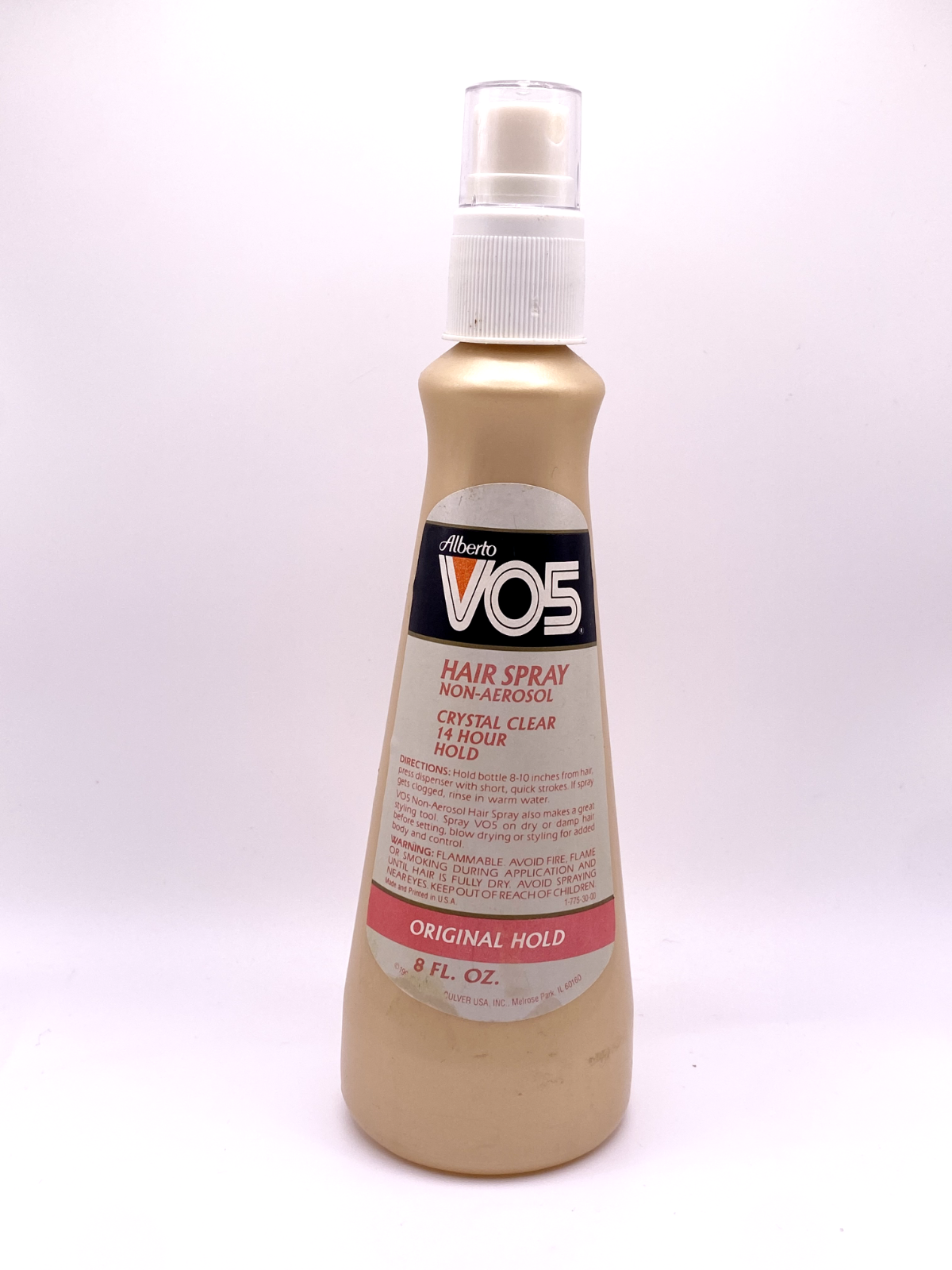 Vintage Vo5 Crystal Clear Hairspray 90s Original Non Aerosol Pump 8oz New