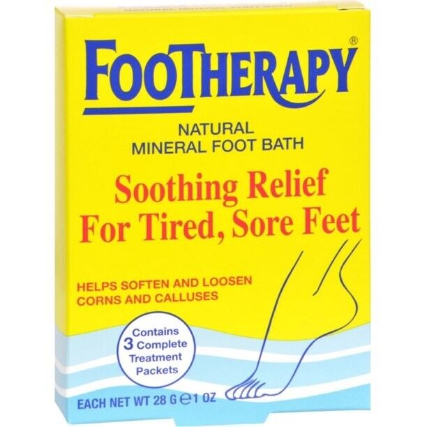 Queen Helene Footherapy Mineral Foot Bath Soothing Relief Sore Tired Feet 3 pack