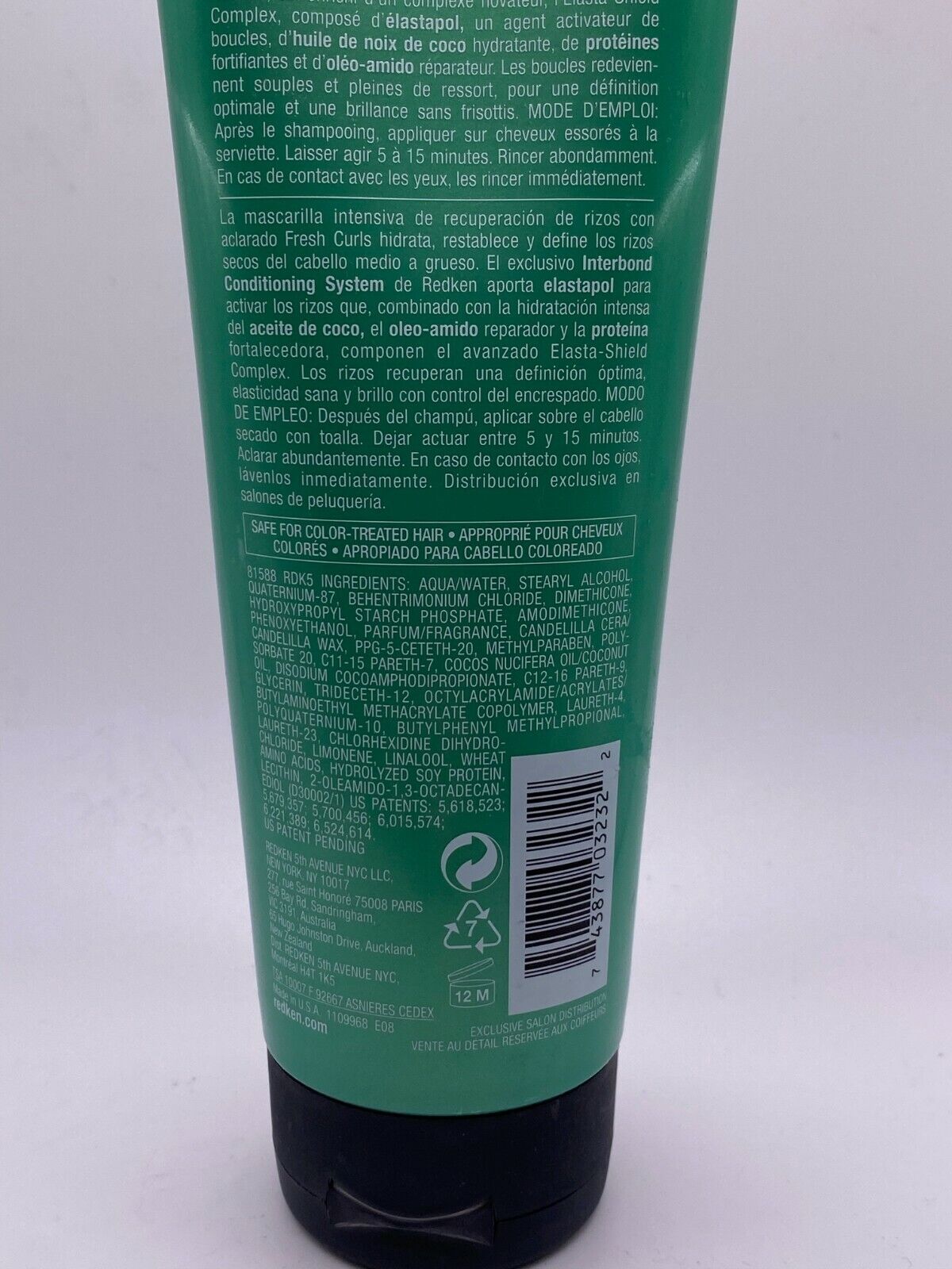 Redken Fresh Curls Curl Recovery Rinse-Out Mask 8.5oz 250mL