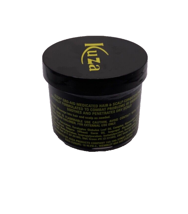 Kuza Gro-Aid Medicated Hair & Scalp Conditioner Extra Strength 4oz