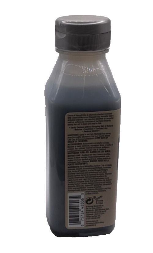 Cream of Nature CLAY &CHARCOAL SOFTEN &MOISTURE REPLENISH SHAMPOO 12OZ