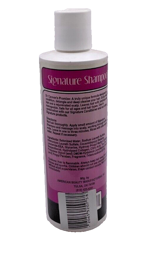 DC Dr. Donnie Cannon PH Balanced Shampoo 8 oz