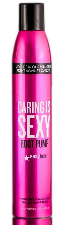 (2) Sexy Hair Caring Is Sexy Root Pump Volumizing Spray Mousse 10 Oz