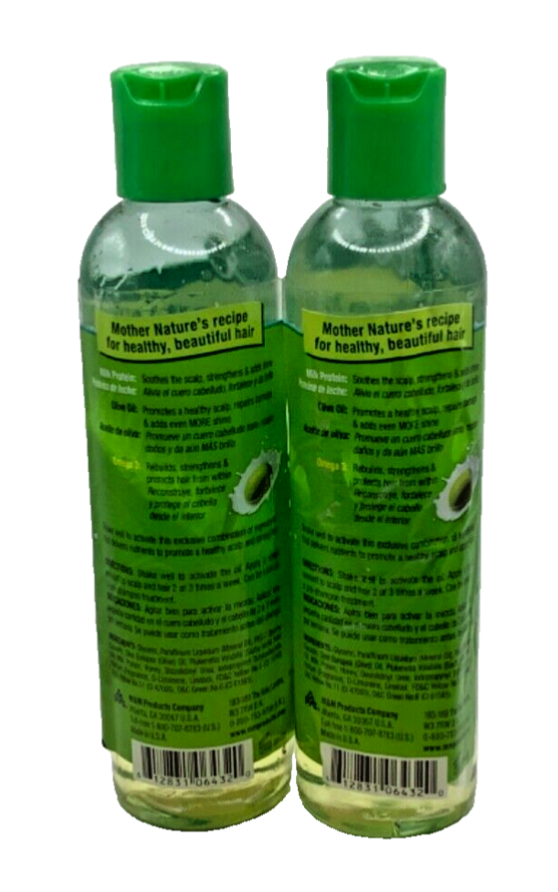 (2) Sof N' Free Gro Healthy Milk Protein & Olive Oil Growth Oil 8oz