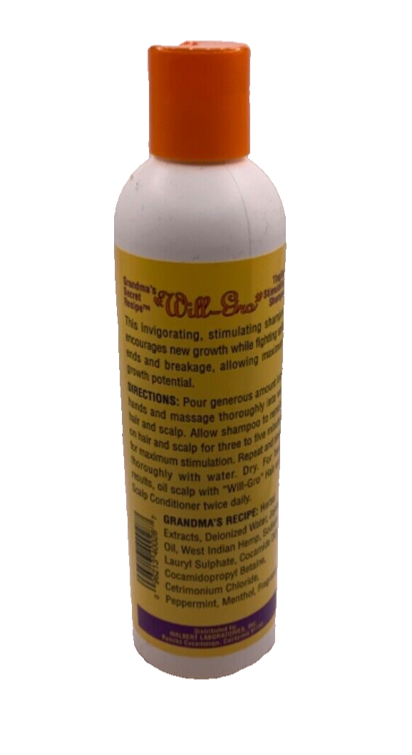 Grandma's Secret Recipe Will Gro Tinging Stimulating Shampoo 8oz