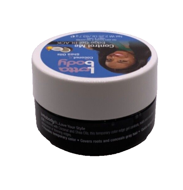 Lottabody Coconut & Shea Oils Control Me Edge Gel Black 2.25 oz