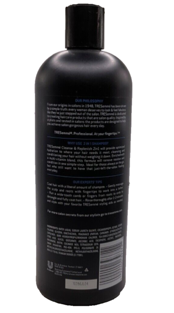 TRESemme 2-in-1 Cleanse & Replenish Shampoo All Hair Types / 28 fl oz