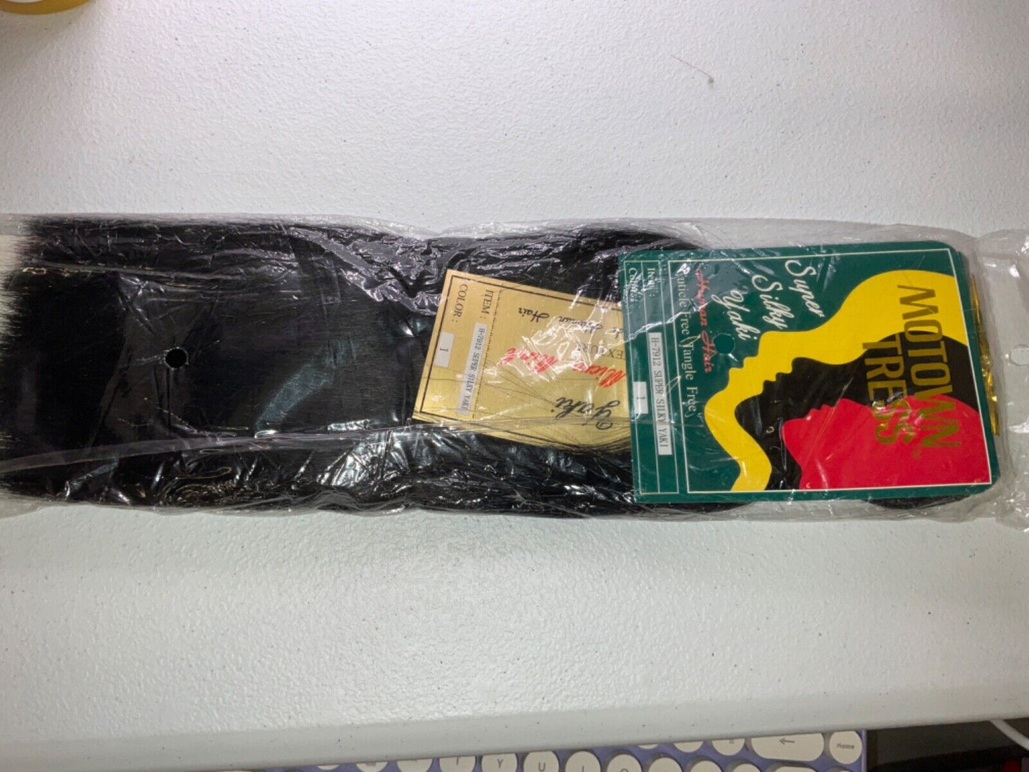 Motown Tress Super H-7912 Silky Yaki Human Hair Super Silky Yaki Color 1