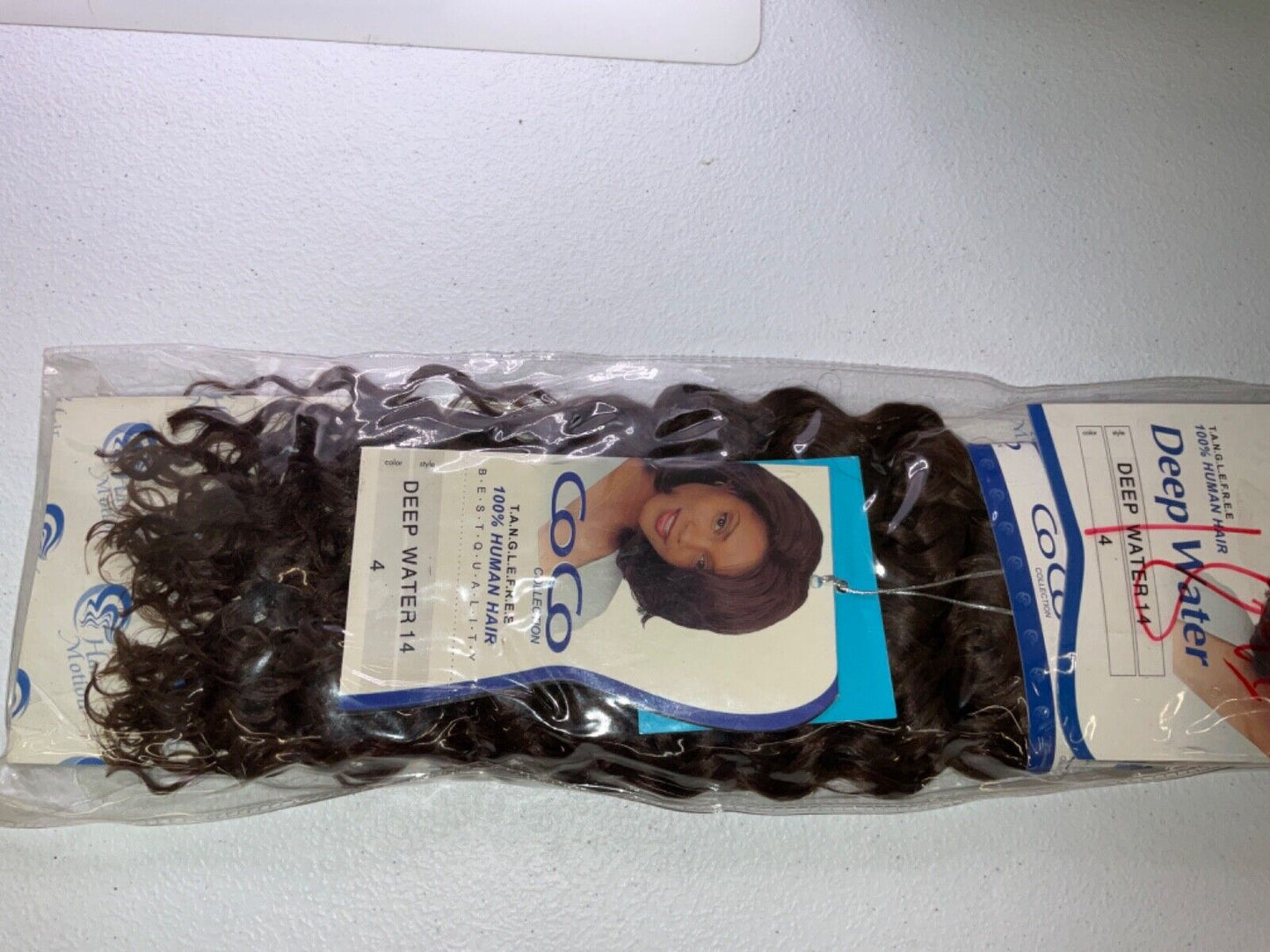 Coco Collection 100% Human Hair Deep Water/ Color 4 (14 inches)