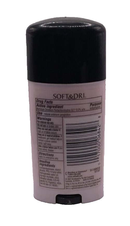 Soft & Dri Clear Glide Invisible Solid Deodorant Powder Soft 2.6 oz