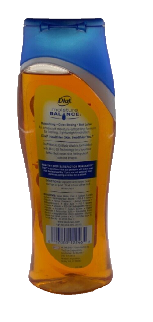 (2) Dial Marula Oil Nourishing Body Wash 16 oz