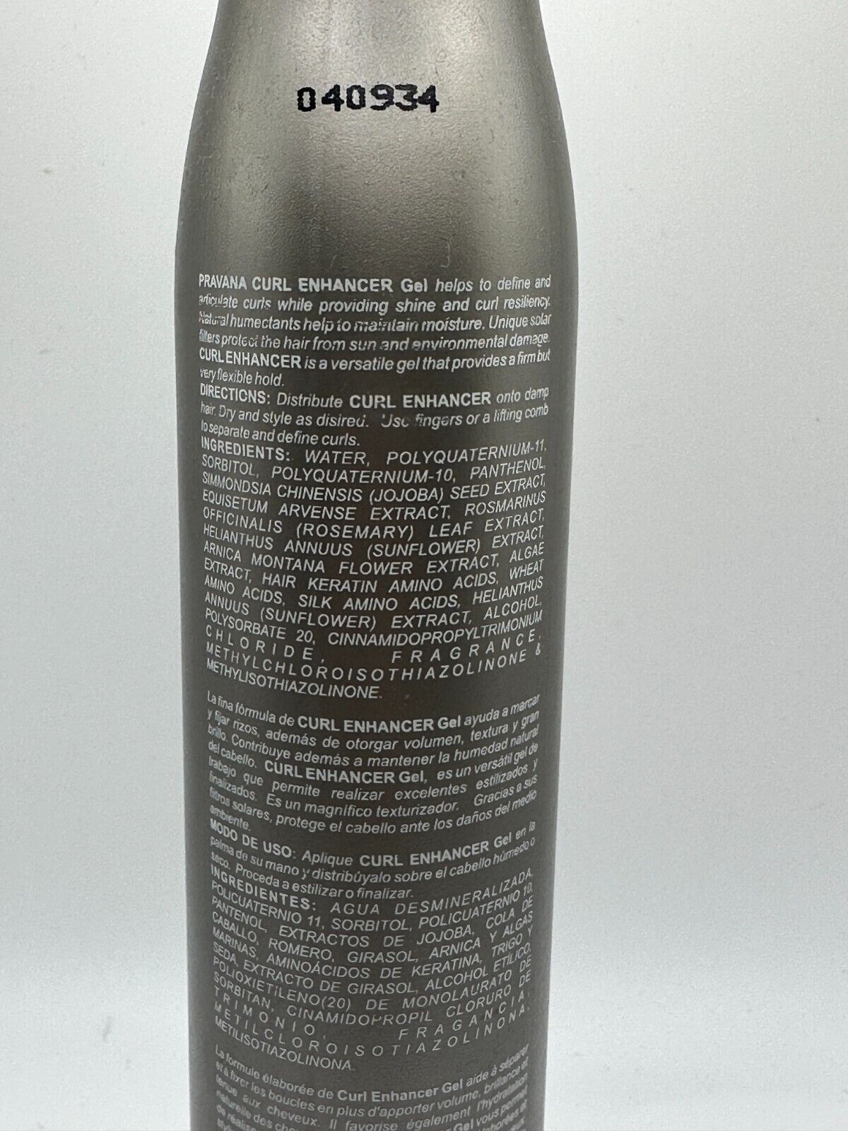 Pravana Curl Enhancer Gel 10.1 oz DISCONTINUED