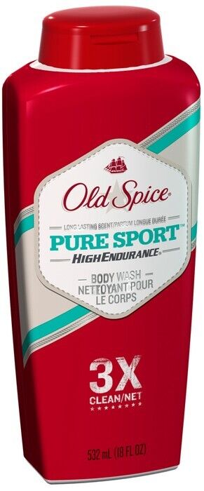 Old Spice High Endurance Body Wash, Pure Sport, 18 fl oz