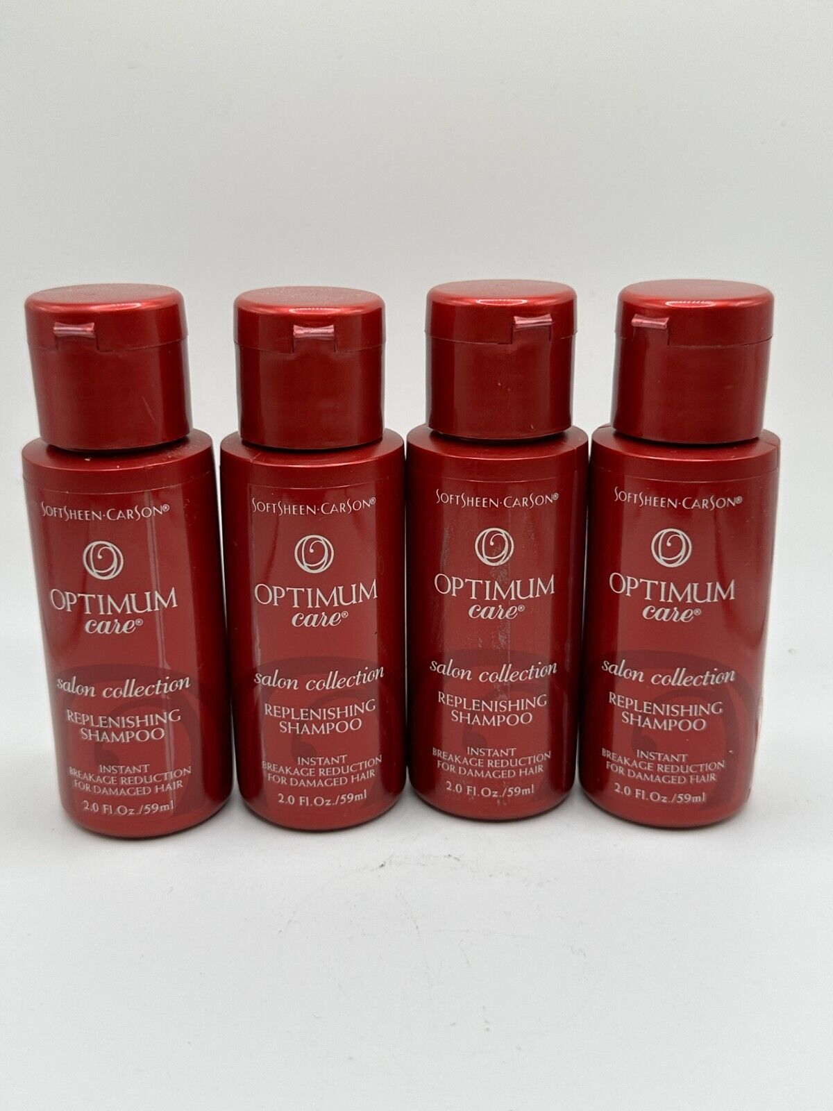 (4) Softsheen Optimum Care Salon Collection Replenishing Shampoo - 2 oz each