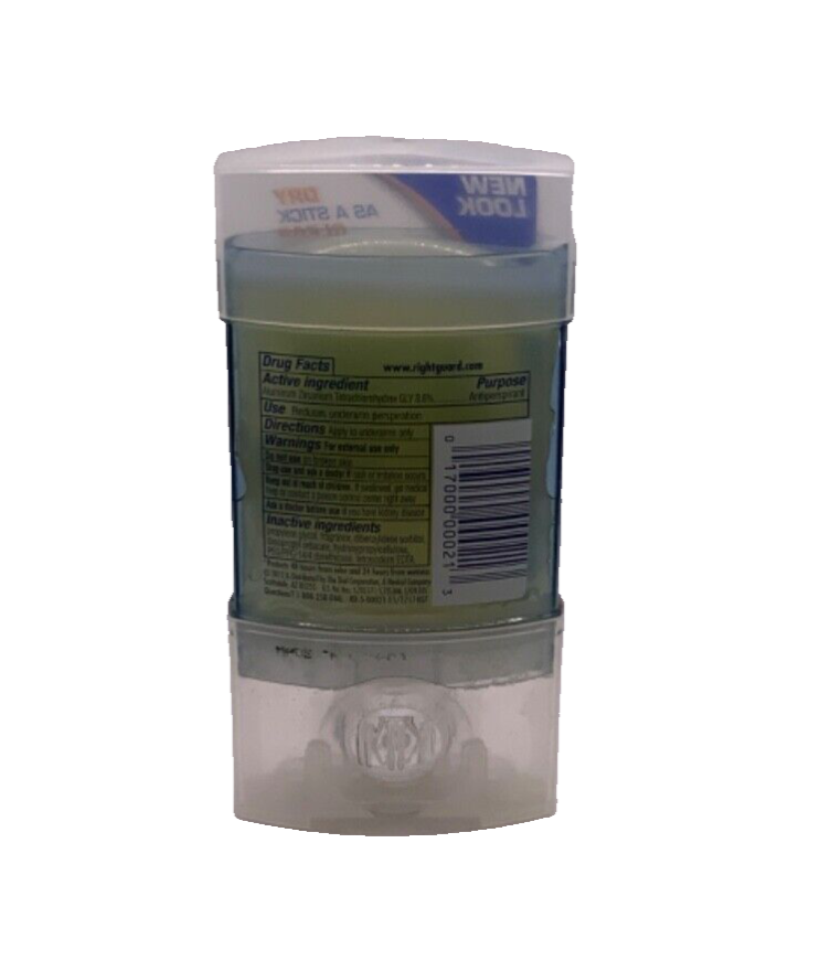 Right Guard Total Defense 5 Clear Stick Cool Peak 2 oz Super Rare