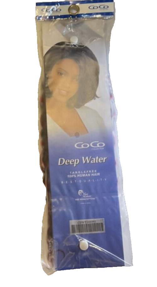 Coco Collection 100% Human Hair Deep Water/ Color 99J / (14 inches)