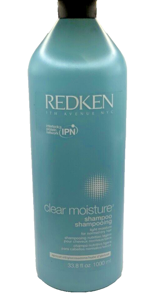 Redken Clear Moisture Shampoo Light Moisture For Normal/Dry Hair 33.8oz