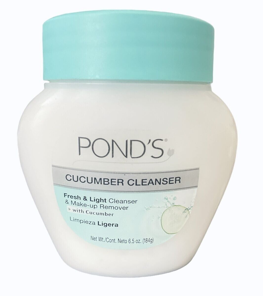 Ponds Makeup Remover Cucumber Cold Cream 6.5 oz Refreshing Cleanser