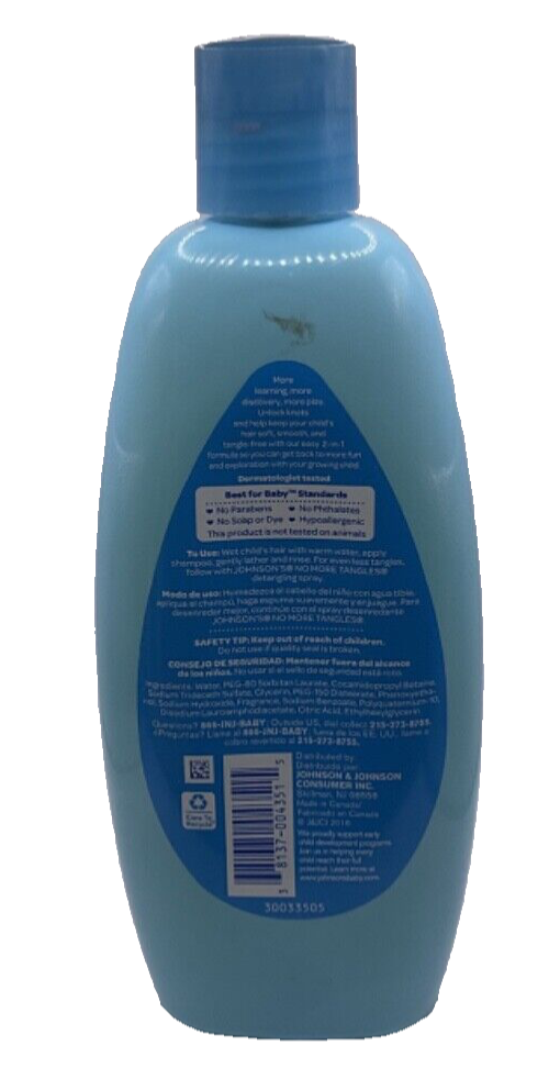 Johnson's No More Tangles Shampoo & Conditioner 13oz
