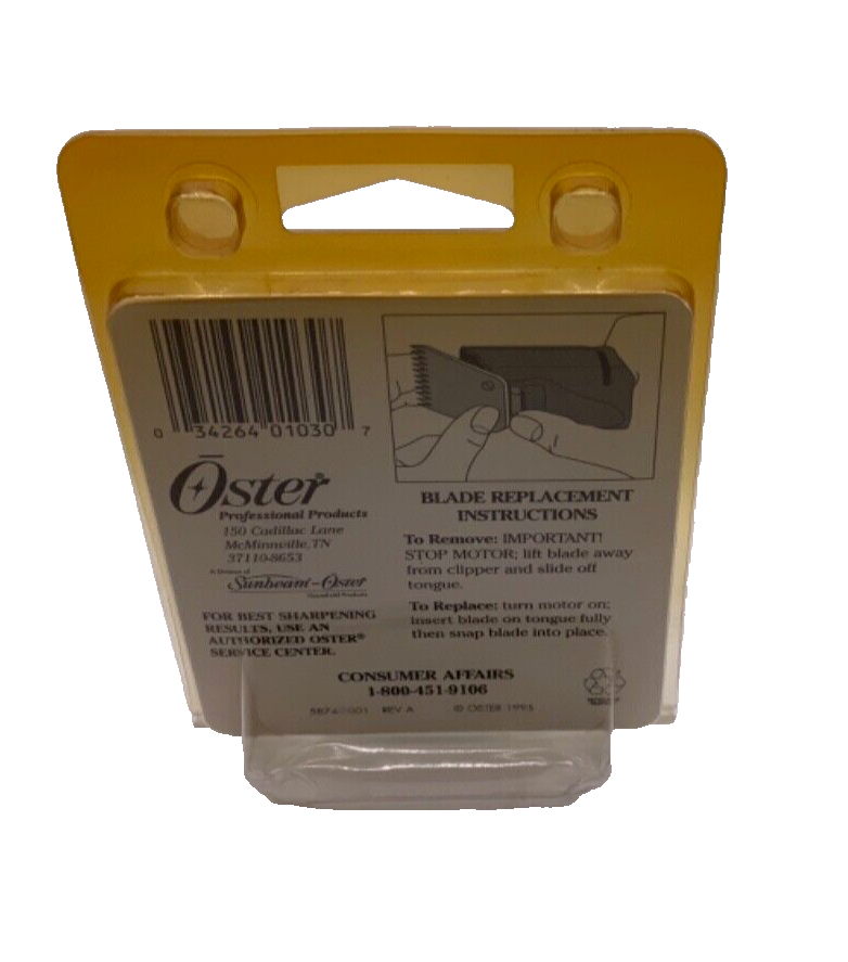 Oster Accessory Blade Set Classic 76/77/78/88 Clippers (Size 000) 1/50” 0.5mm