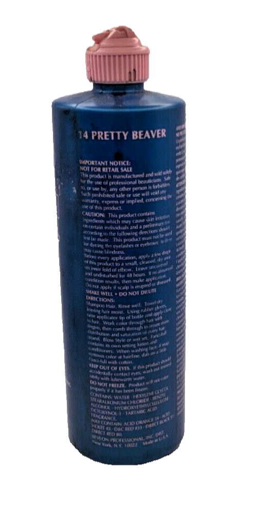 Revlon Roux Fanci-Full Temporary Hair Coloring Rinse 14 Pretty Beaver 15.2oz