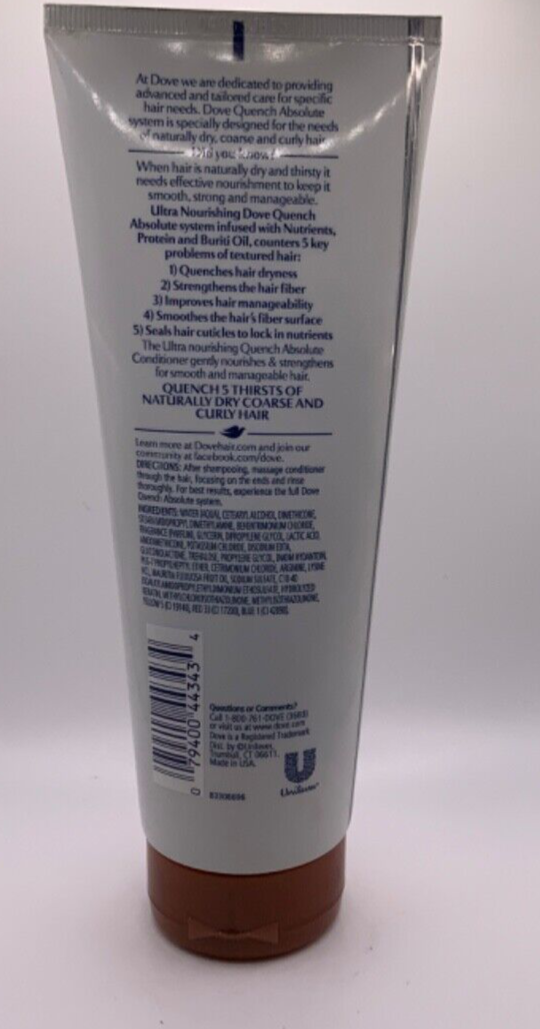 Dove Advanced Hair Ultra Nourishing Conditioner Quench Absolute 8.45 oz