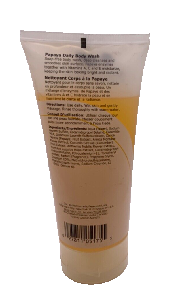 Black Opal Papaya Daily Body Wash 7 oz 90% Full