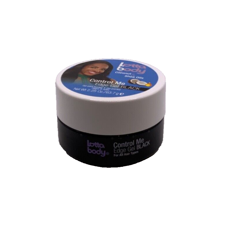 Lottabody Coconut & Shea Oils Control Me Edge Gel Black 2.25 oz