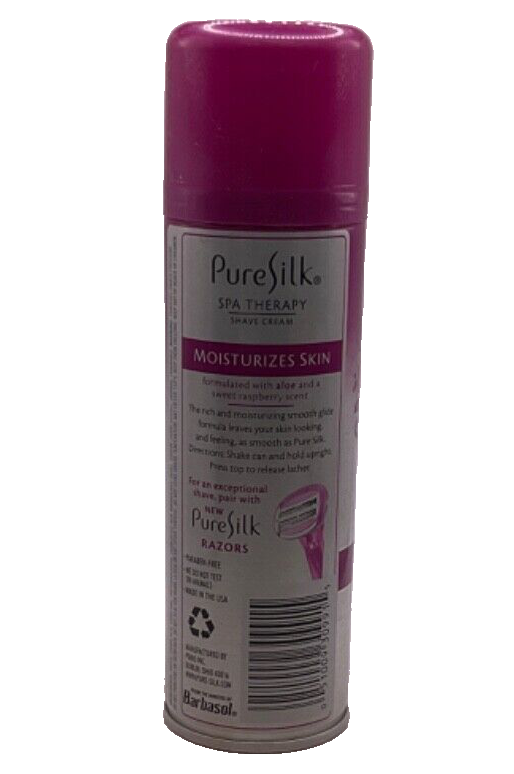 Pure Silk Rich & Luxurious Shave Cream Rasberry Mist / 7.25oz