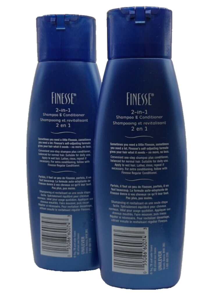 (2) Vintage Finesse 2 in 1 Shampoo & Conditioner - 300 ml