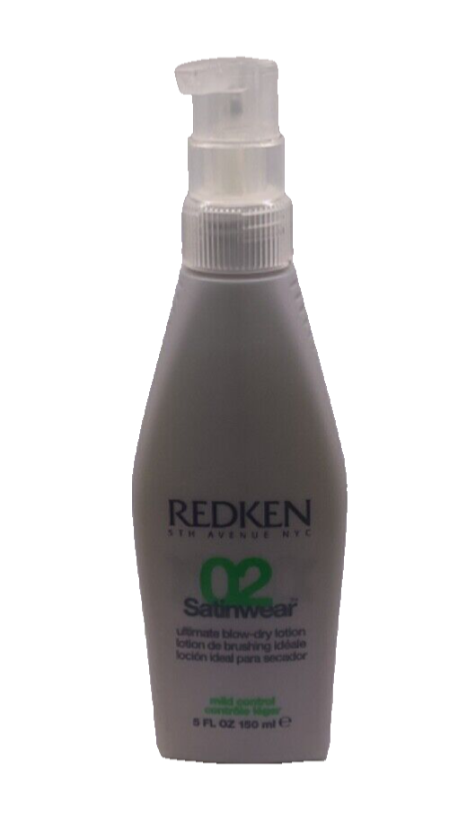 Redken 02 Satinwear ultimate Blow-dry lotion 5 oz