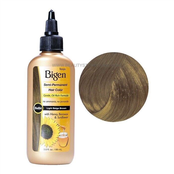 Bigen Semi Permanent Hair Color, #LB4 Light Brown - 3 fl oz