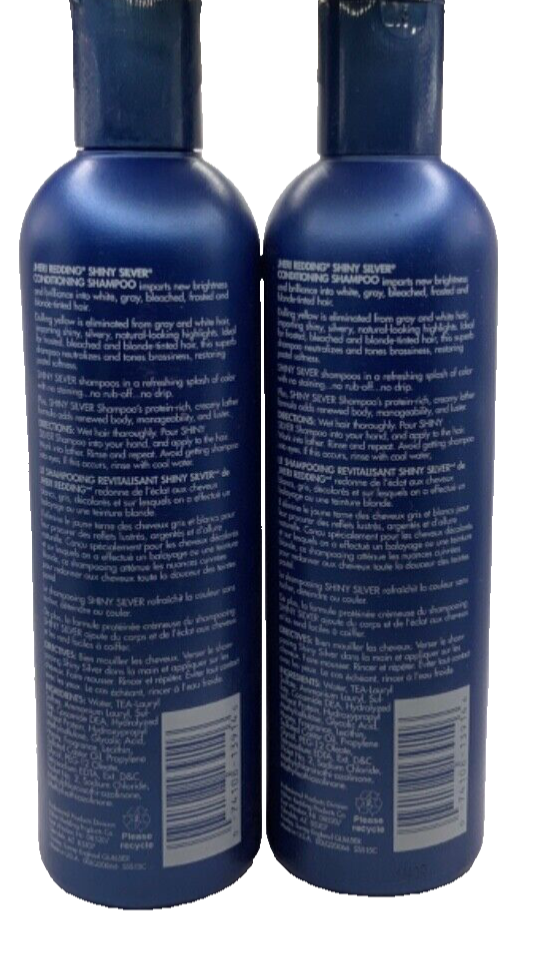 (2 Pack) Jheri Redding Shiny Silver Conditioning Shampoo 15 fl oz