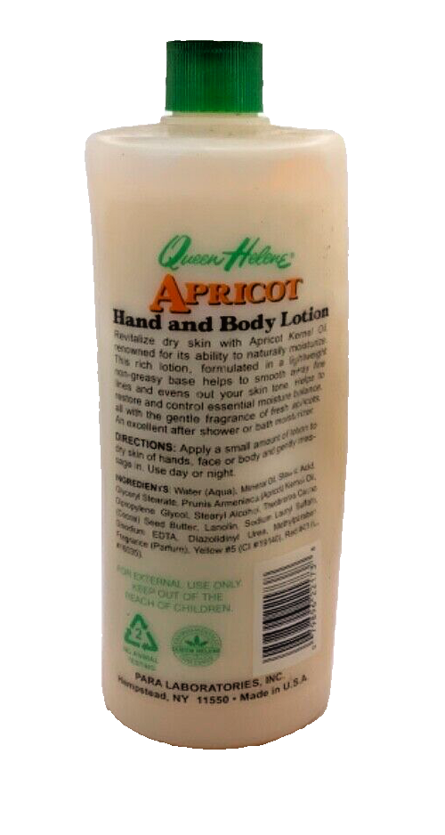 Queen Helene Apricot Kernel Oil Hand And Body Lotion 32oz