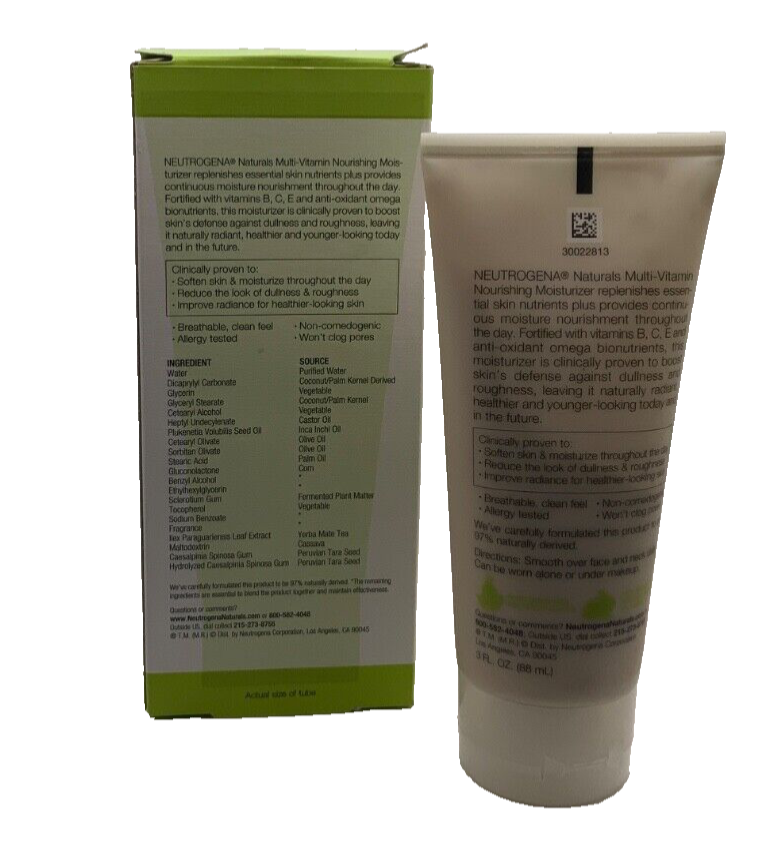 Neutrogena Naturals Multi Vitamin Nourishing Moisturizer 3 Fl. Oz