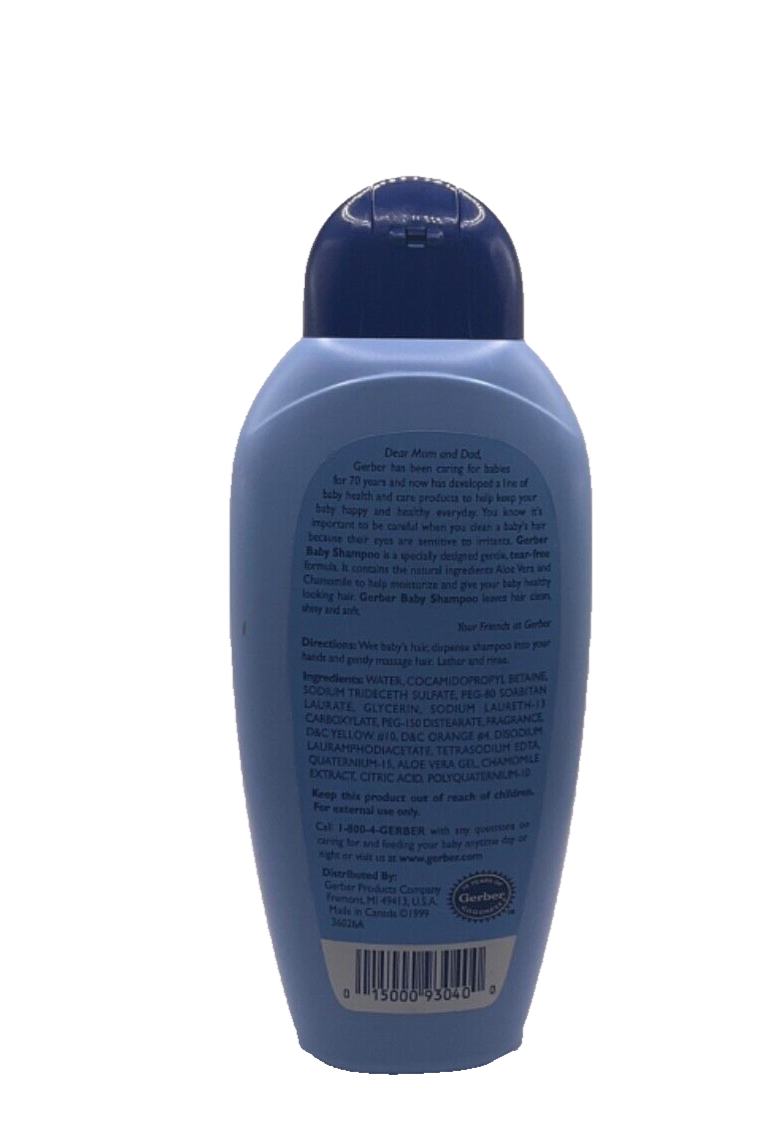 Gerber Baby Shampoo Tear Free Hypoallergenic / 15 oz