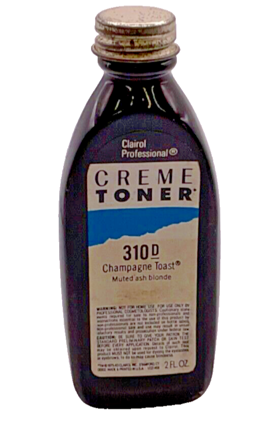 Clairol Professional Creme Toner #310D Champagne Toast Ash Blonde /2 fl oz