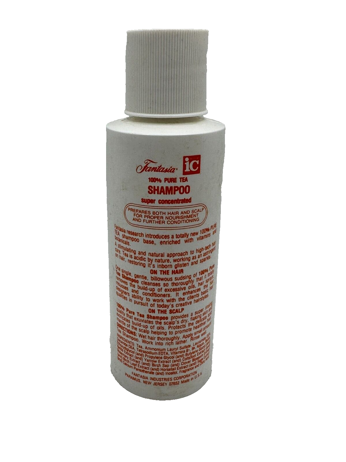 Fantasia IC 100% Pure Tea Shampoo Super Concentrated - 3.5 oz