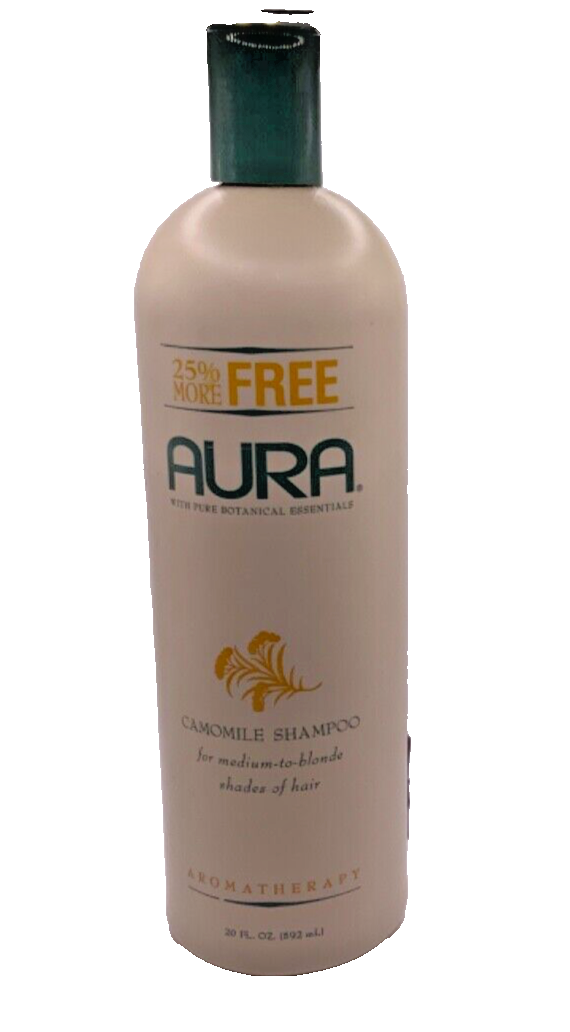 AURA Camomile Shampoo For Medium To Blonde Hair - 20 oz