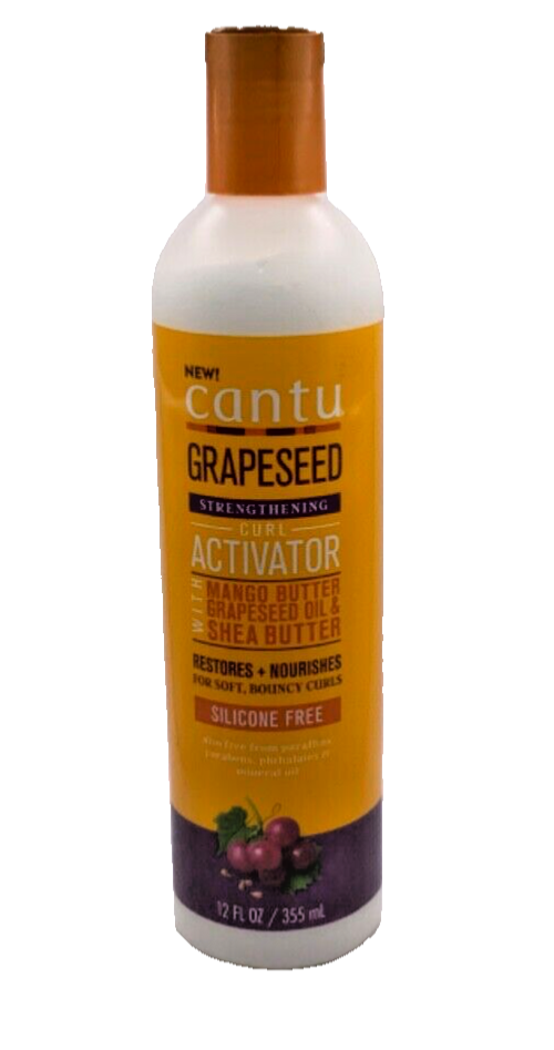 Cantu Grapeseed Strengthening Curl Activator Silicone Free 12oz