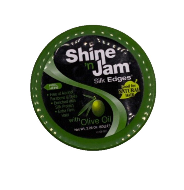 Shine N' Jam Silk Edges With Olive Oil 2.25oz