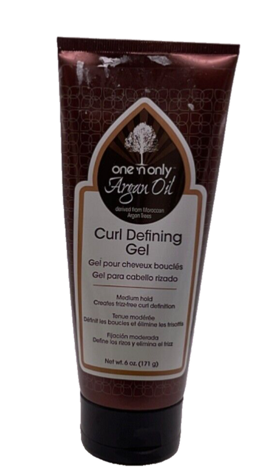 One 'n Only Argan Oil Curl Defining Gel Medium Hold / 6oz *50% FULL