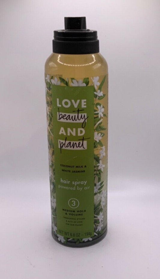 Love Beauty And Planet Coconut Milk Jasmine Hair Spray Hold 3/  6.8 oz