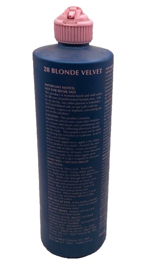 Roux Fanci-Full Rinse #28 Blonde Velvet Temporary Hair Coloring 15 Oz