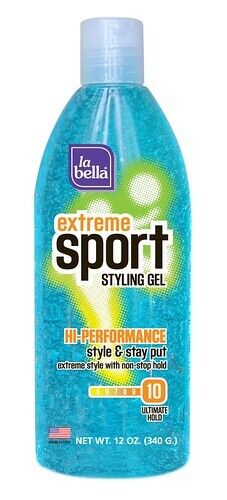 La Bella Extreme Sport Styling Gel Hi-Performance #10 ULTIMATE HOLD 12 OZ