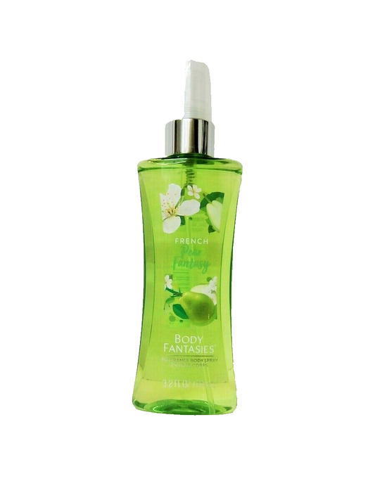 Body Fantasies French Pear Fantasy Fragrance Body Spray 3.2oz NEW RARE